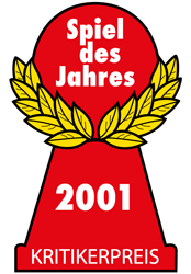 Spiel des Jahres · Winner · 2001 official award mark