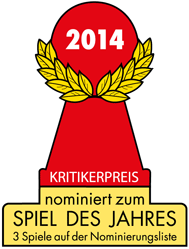 Spiel des Jahres · Nominee · 2014 official award mark
